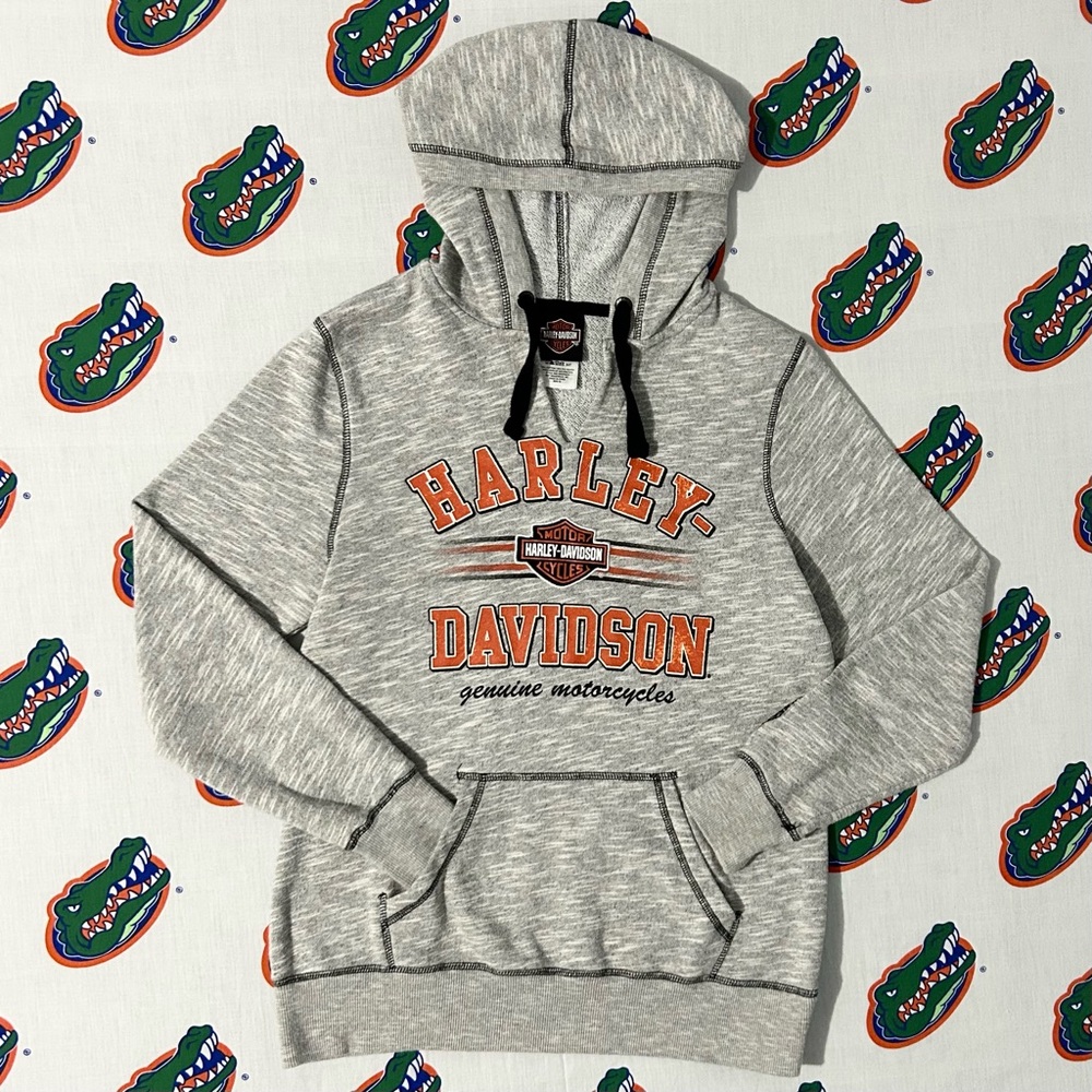 Womens Harley Davidson Hoodie Shirt Sweater Jacket Size Medium